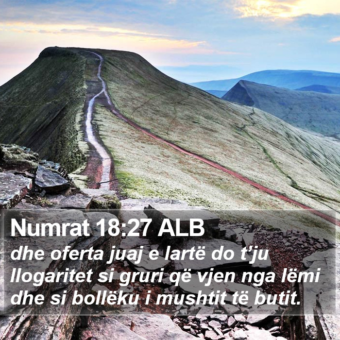 Numrat 18:27 ALB Bible Study