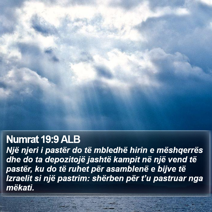 Numrat 19:9 ALB Bible Study