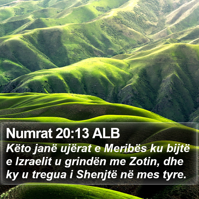 Numrat 20:13 ALB Bible Study