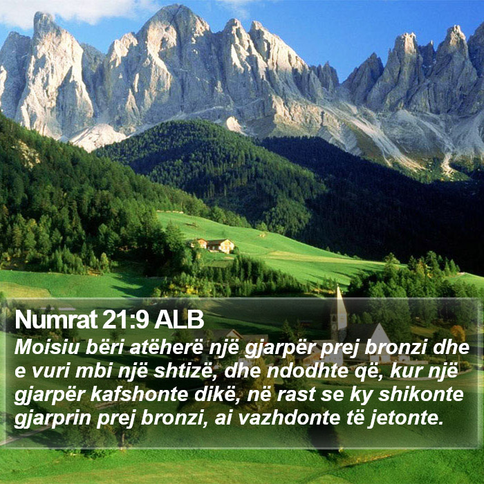 Numrat 21:9 ALB Bible Study