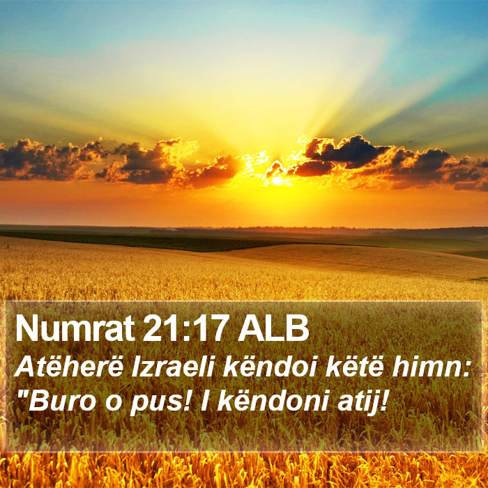 Numrat 21:17 ALB Bible Study