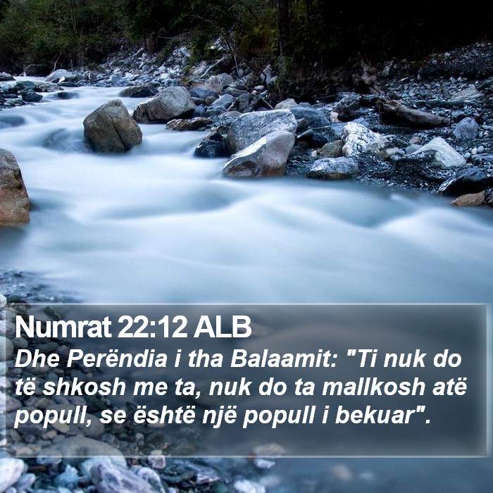 Numrat 22:12 ALB Bible Study