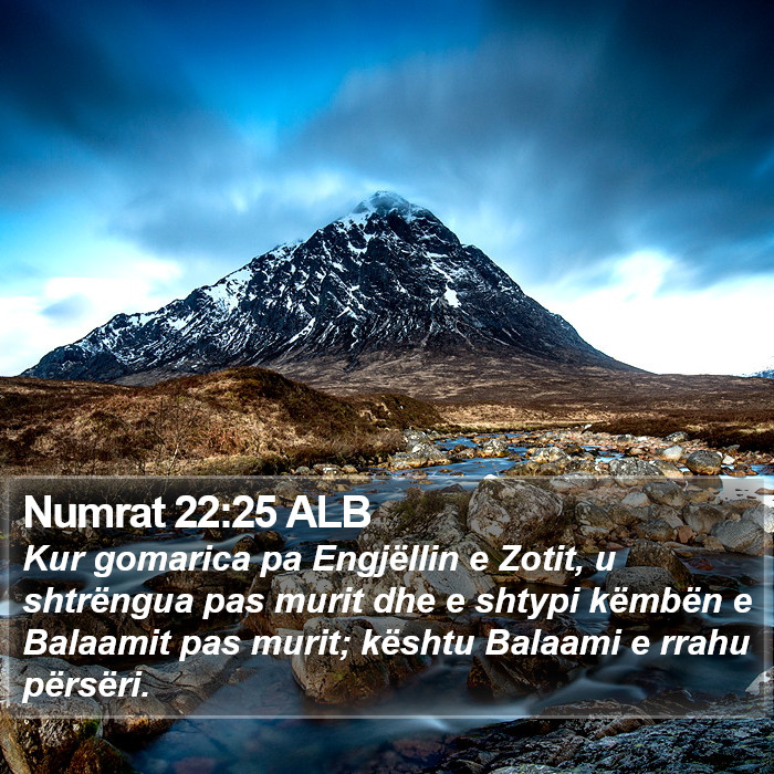 Numrat 22:25 ALB Bible Study