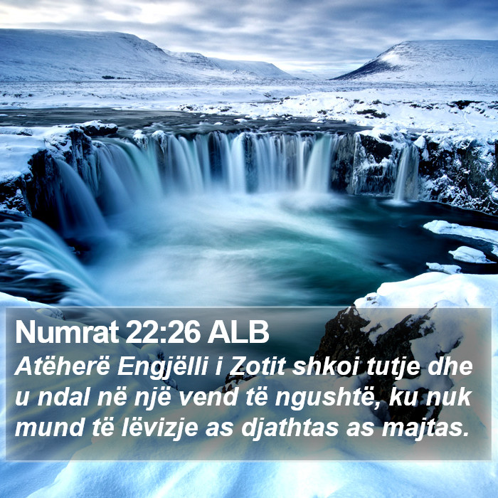 Numrat 22:26 ALB Bible Study