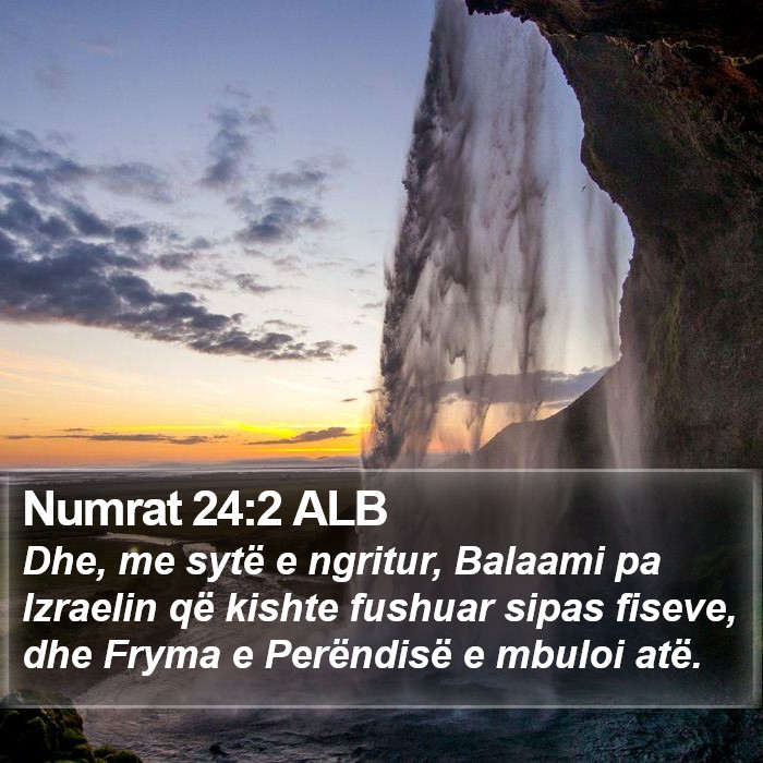 Numrat 24:2 ALB Bible Study