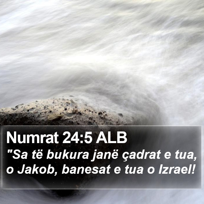 Numrat 24:5 ALB Bible Study