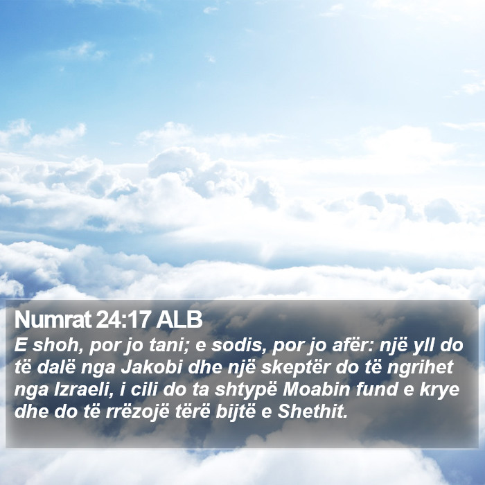 Numrat 24:17 ALB Bible Study