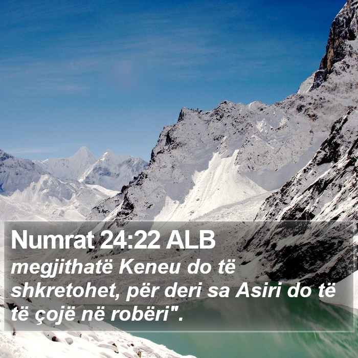 Numrat 24:22 ALB Bible Study