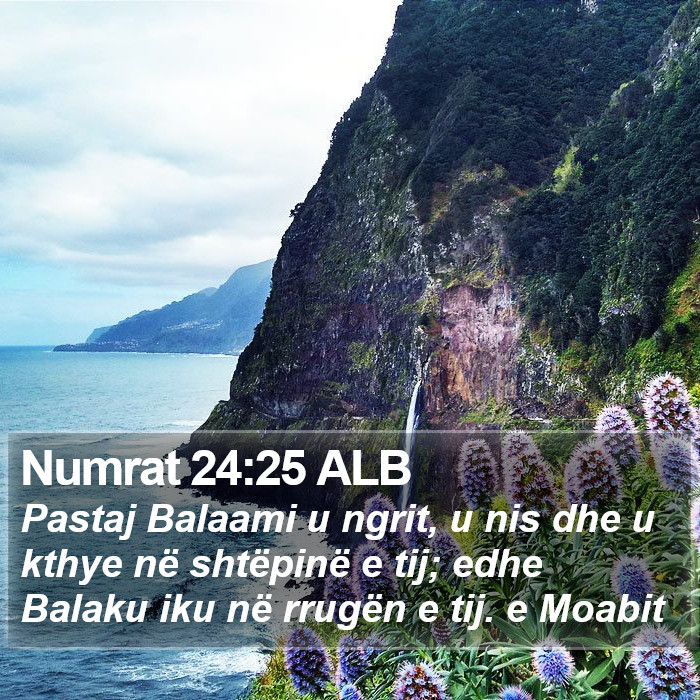 Numrat 24:25 ALB Bible Study