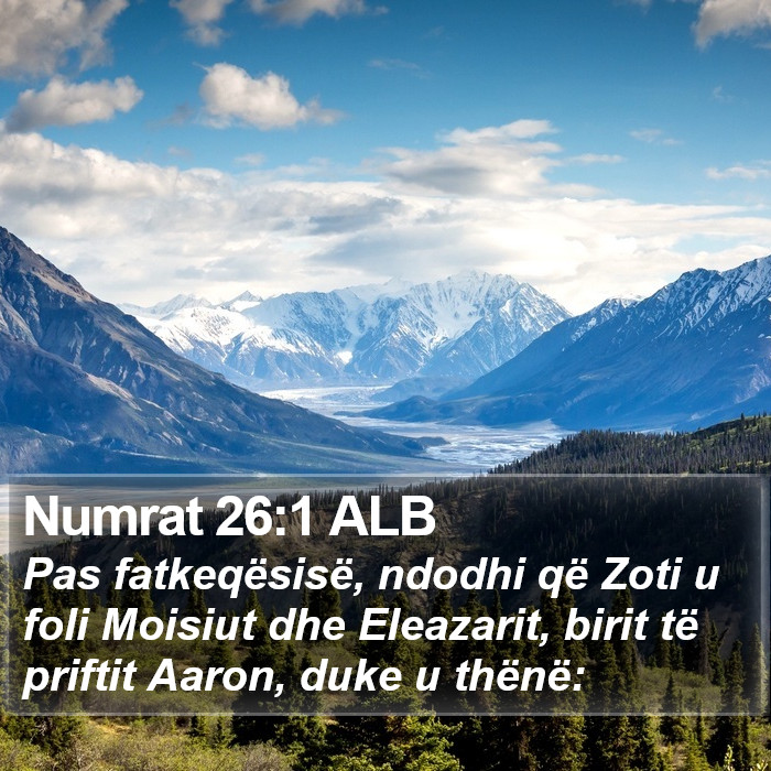 Numrat 26:1 ALB Bible Study