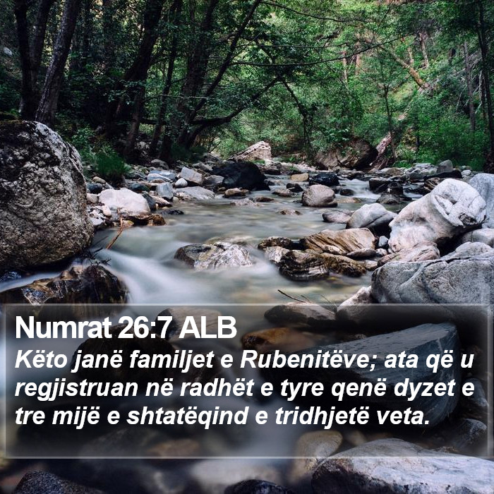 Numrat 26:7 ALB Bible Study