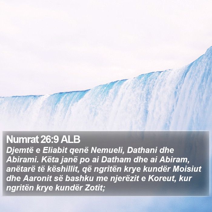 Numrat 26:9 ALB Bible Study