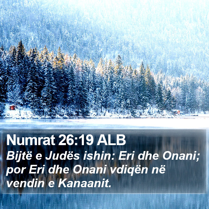 Numrat 26:19 ALB Bible Study