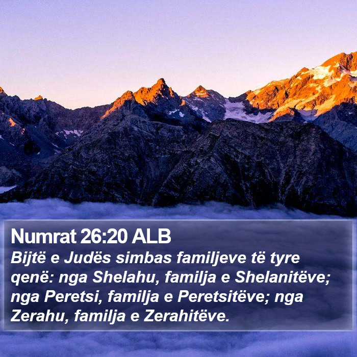 Numrat 26:20 ALB Bible Study