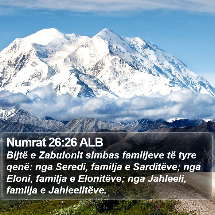 Numrat 26:26 ALB Bible Study