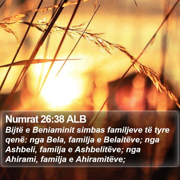 Numrat 26:38 ALB Bible Study