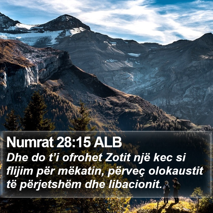 Numrat 28:15 ALB Bible Study