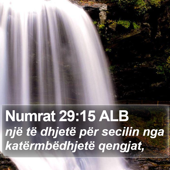 Numrat 29:15 ALB Bible Study