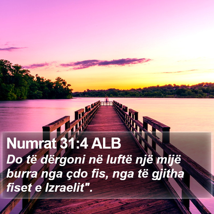 Numrat 31:4 ALB Bible Study