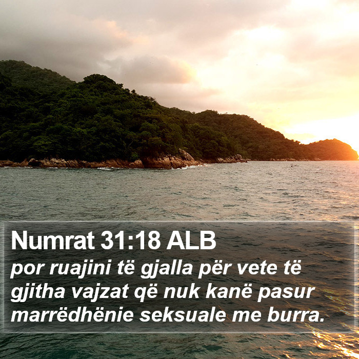 Numrat 31:18 ALB Bible Study