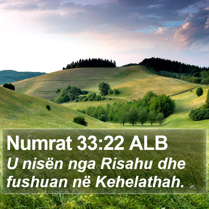 Numrat 33:22 ALB Bible Study