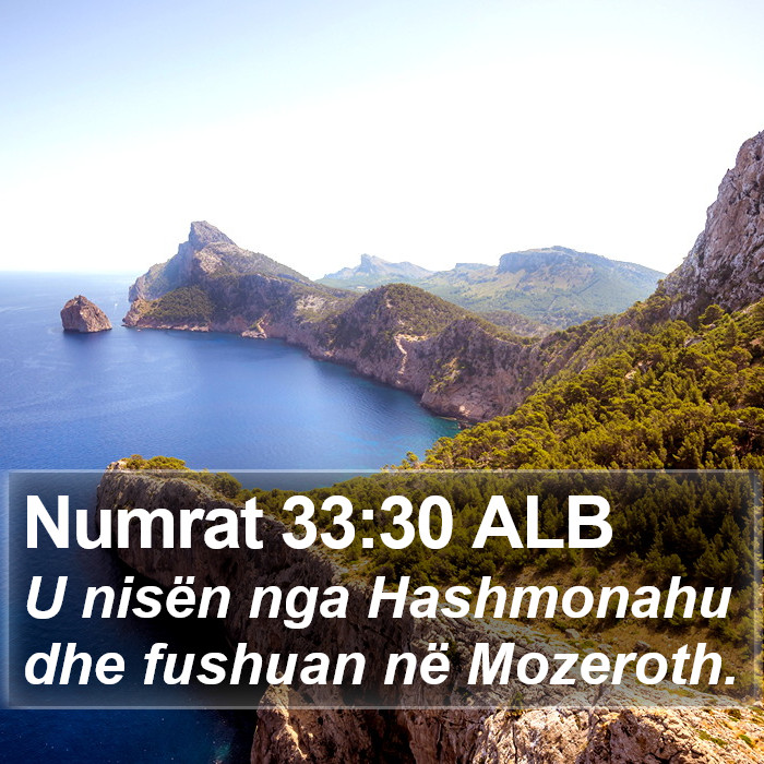 Numrat 33:30 ALB Bible Study