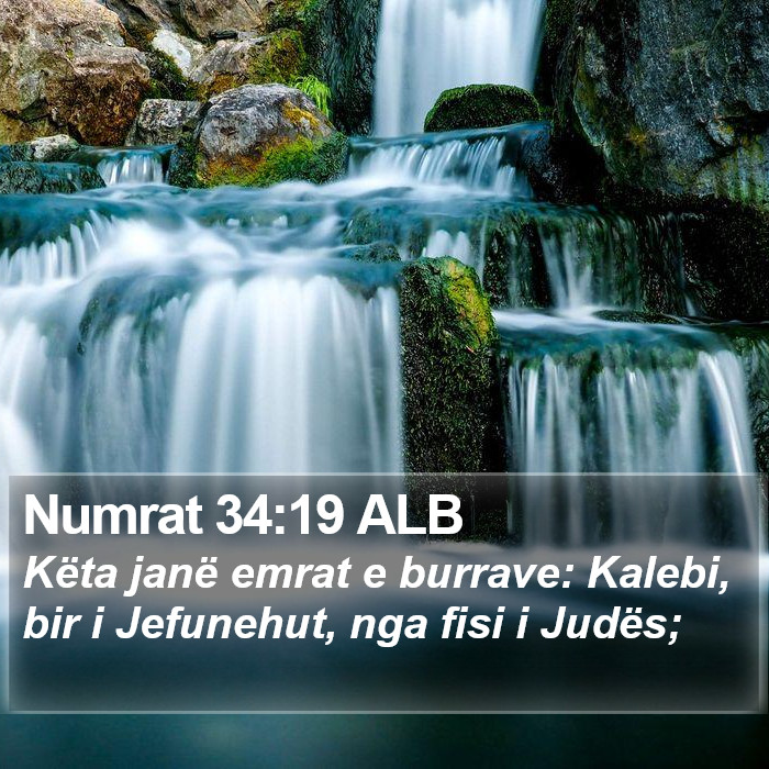 Numrat 34:19 ALB Bible Study
