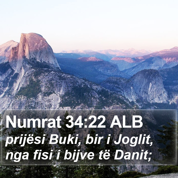 Numrat 34:22 ALB Bible Study