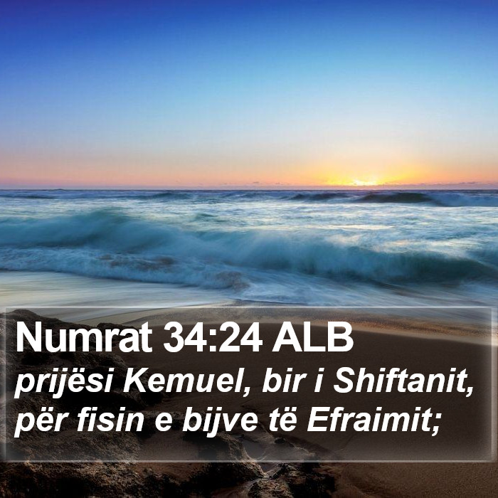 Numrat 34:24 ALB Bible Study