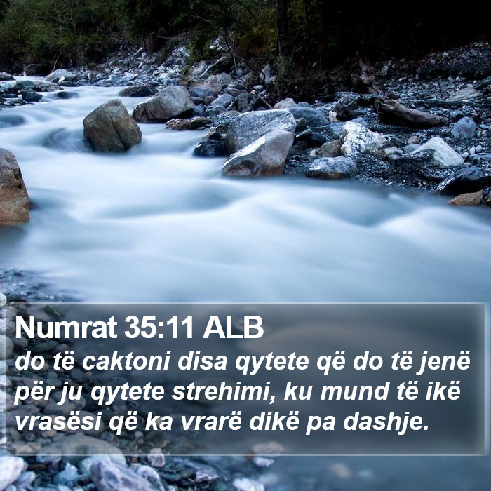 Numrat 35:11 ALB Bible Study