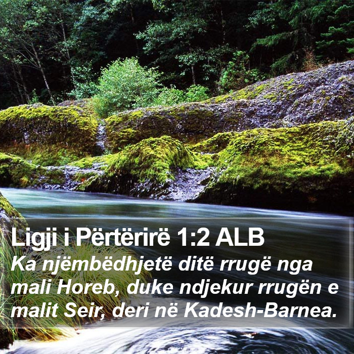 Ligji i Përtërirë 1:2 ALB Bible Study