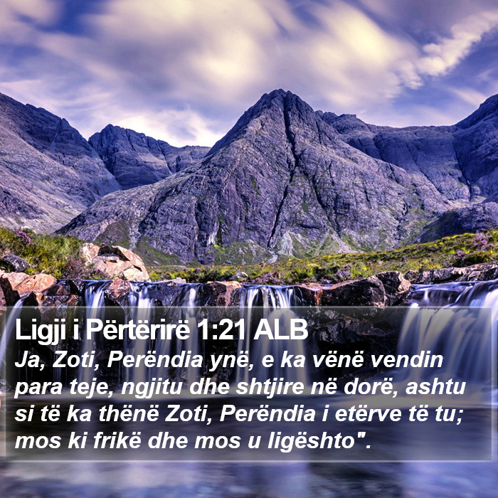 Ligji i Përtërirë 1:21 ALB Bible Study