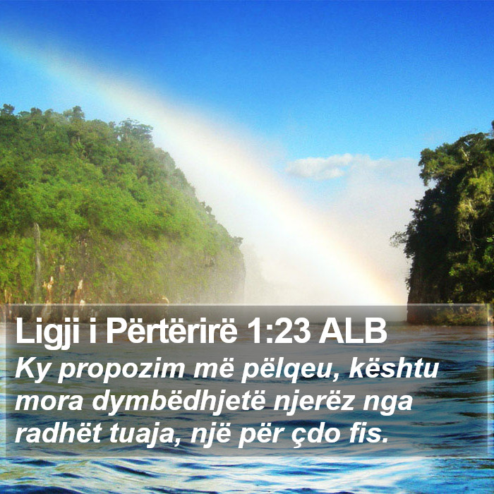 Ligji i Përtërirë 1:23 ALB Bible Study