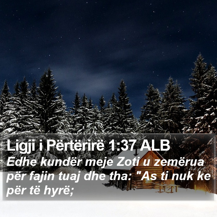 Ligji i Përtërirë 1:37 ALB Bible Study