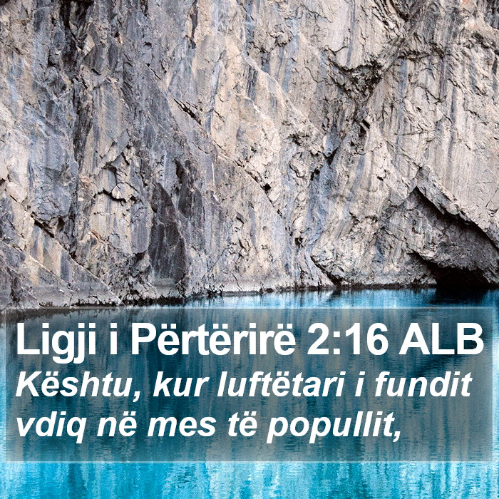Ligji i Përtërirë 2:16 ALB Bible Study