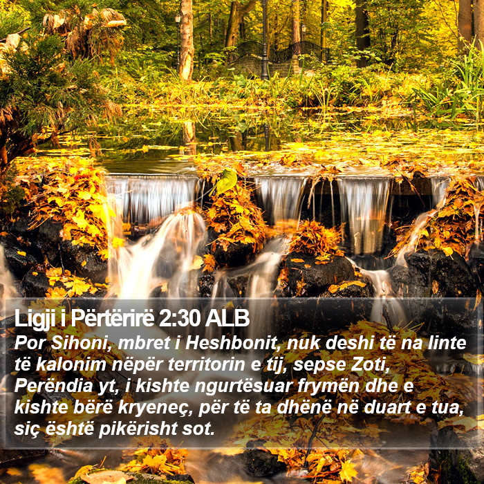 Ligji i Përtërirë 2:30 ALB Bible Study