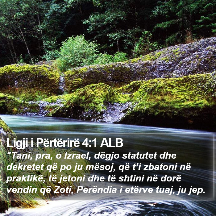 Ligji i Përtërirë 4:1 ALB Bible Study