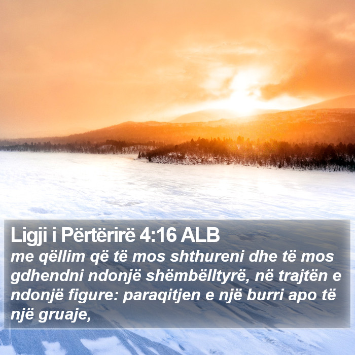 Ligji i Përtërirë 4:16 ALB Bible Study