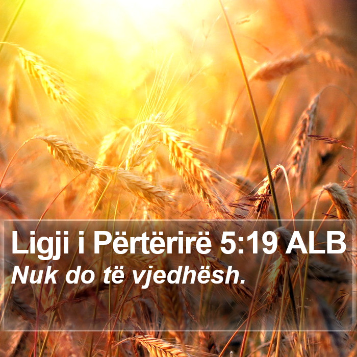 Ligji i Përtërirë 5:19 ALB Bible Study