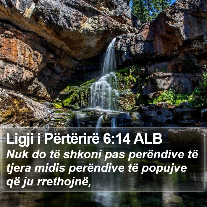 Ligji i Përtërirë 6:14 ALB Bible Study