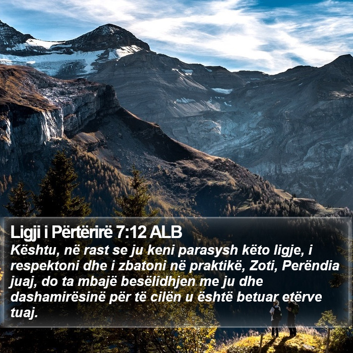 Ligji i Përtërirë 7:12 ALB Bible Study