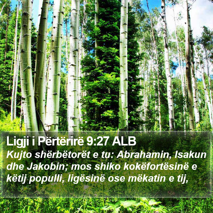 Ligji i Përtërirë 9:27 ALB Bible Study