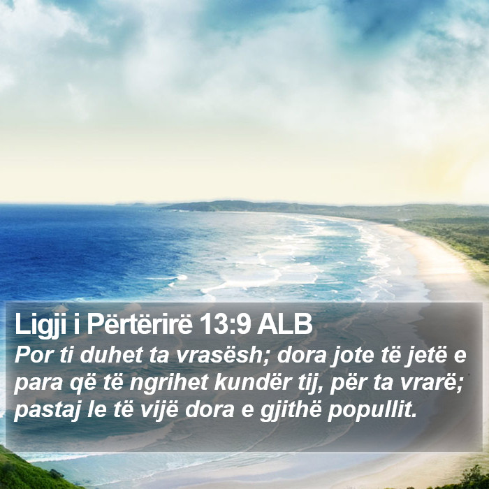 Ligji i Përtërirë 13:9 ALB Bible Study