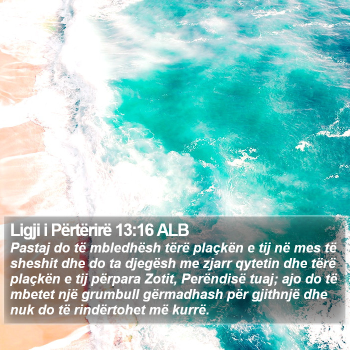 Ligji i Përtërirë 13:16 ALB Bible Study