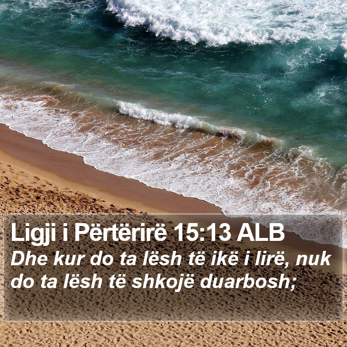 Ligji i Përtërirë 15:13 ALB Bible Study