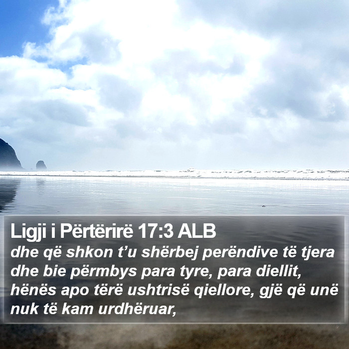 Ligji i Përtërirë 17:3 ALB Bible Study