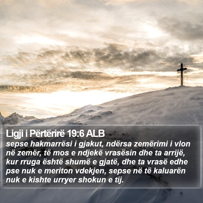 Ligji i Përtërirë 19:6 ALB Bible Study