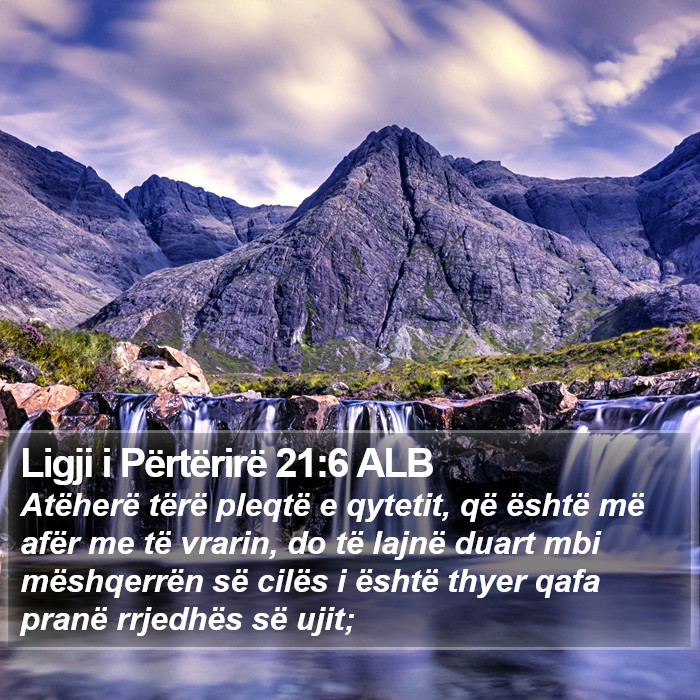 Ligji i Përtërirë 21:6 ALB Bible Study