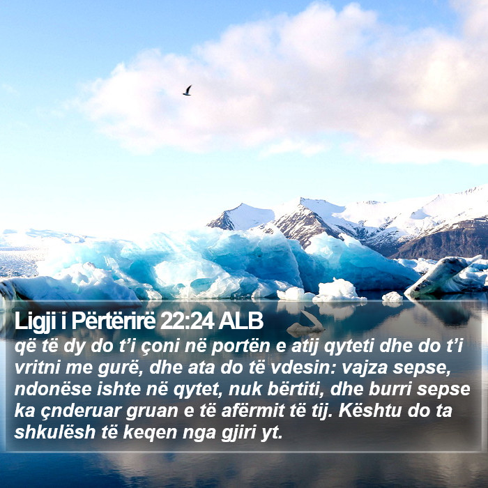 Ligji i Përtërirë 22:24 ALB Bible Study