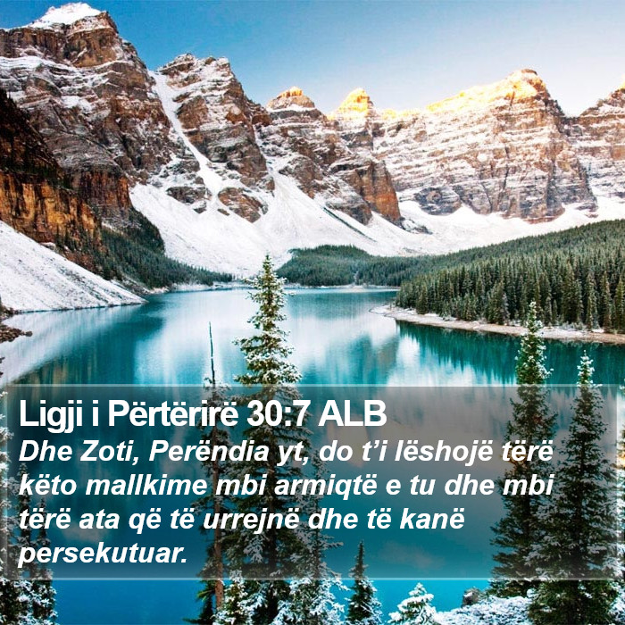 Ligji i Përtërirë 30:7 ALB Bible Study